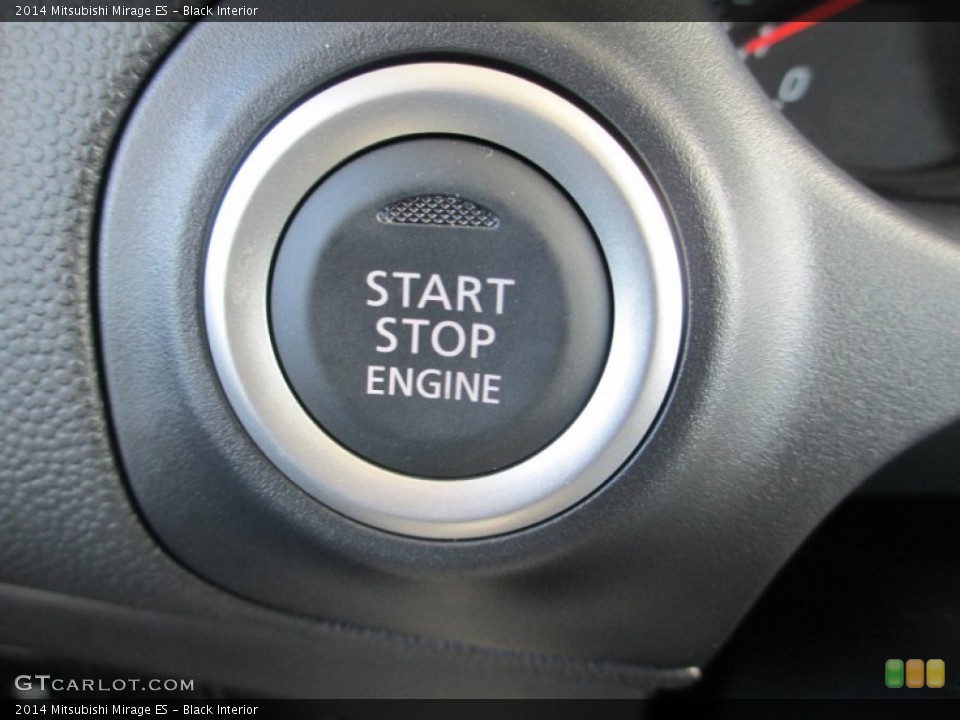 Black Interior Controls for the 2014 Mitsubishi Mirage ES #87026504