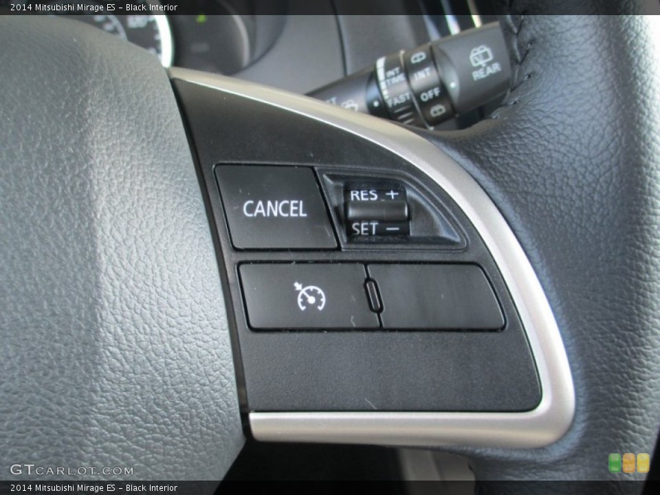 Black Interior Controls for the 2014 Mitsubishi Mirage ES #87026543