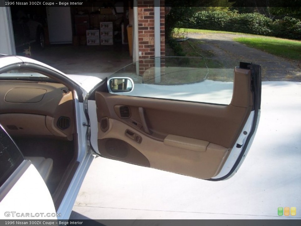 Beige Interior Door Panel for the 1996 Nissan 300ZX Coupe #87029757