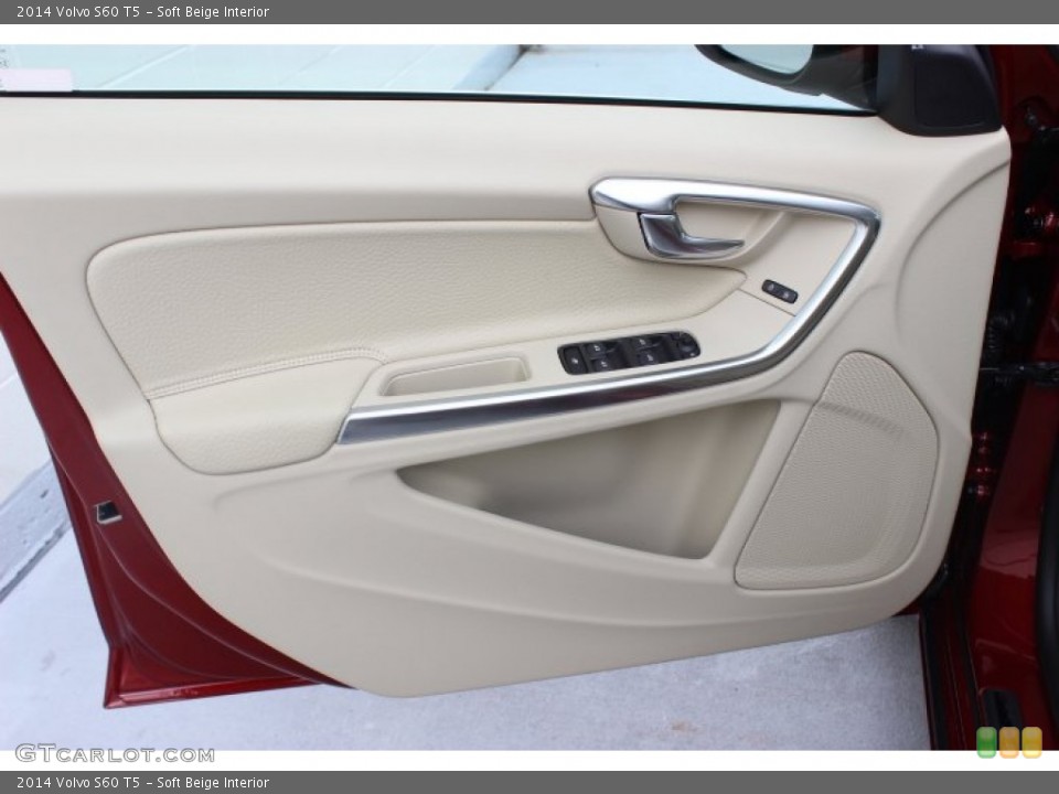 Soft Beige Interior Door Panel for the 2014 Volvo S60 T5 #87038456