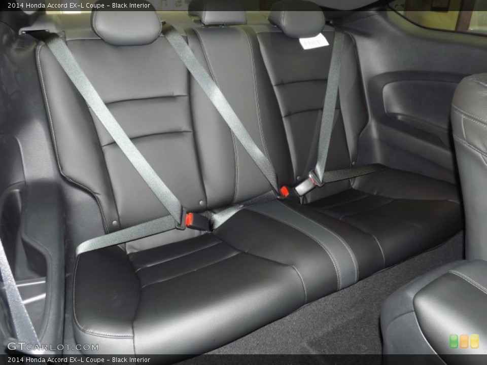 Black Interior Rear Seat for the 2014 Honda Accord EX-L Coupe #87039105