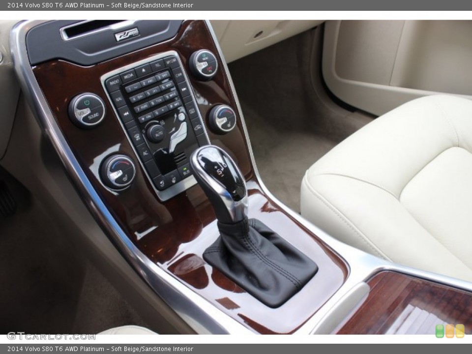 Soft Beige/Sandstone Interior Transmission for the 2014 Volvo S80 T6 AWD Platinum #87041034