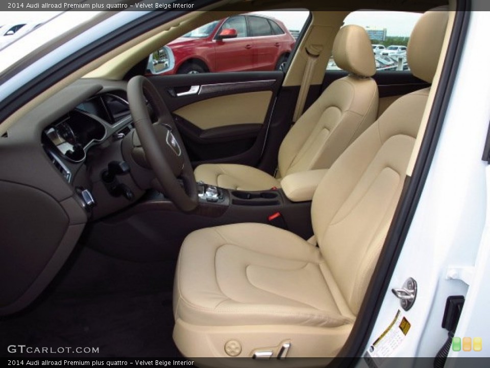 Velvet Beige Interior Front Seat for the 2014 Audi allroad Premium plus quattro #87046764
