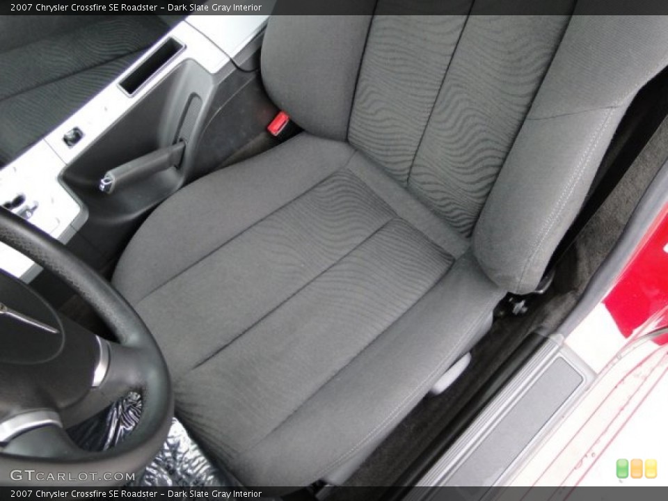 Dark Slate Gray Interior Front Seat for the 2007 Chrysler Crossfire SE Roadster #87048619