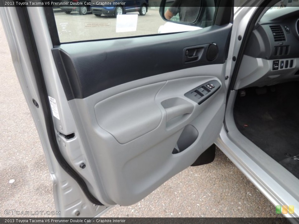 Graphite Interior Door Panel for the 2013 Toyota Tacoma V6 Prerunner Double Cab #87048819