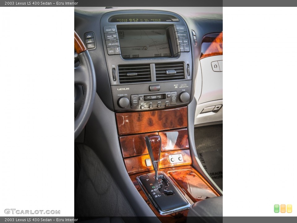 Ecru Interior Controls for the 2003 Lexus LS 430 Sedan #87050001