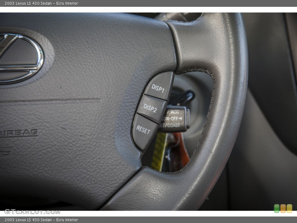 Ecru Interior Controls for the 2003 Lexus LS 430 Sedan #87050130