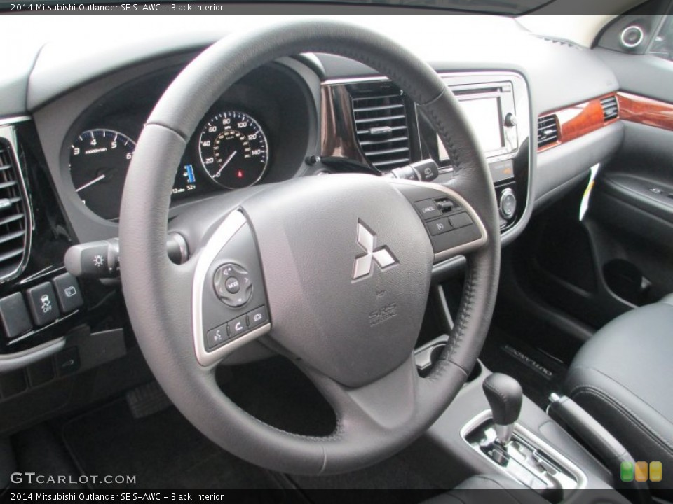 Black Interior Steering Wheel for the 2014 Mitsubishi Outlander SE S-AWC #87058725