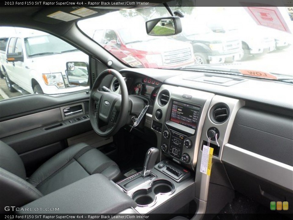 Raptor Black Leather/Cloth Interior Dashboard for the 2013 Ford F150 SVT Raptor SuperCrew 4x4 #87068001