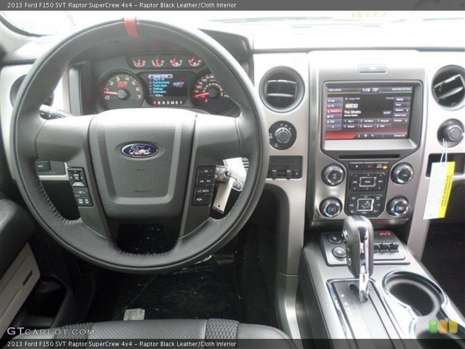 Raptor Black Leather/Cloth Interior Dashboard for the 2013 Ford F150 SVT Raptor SuperCrew 4x4 #87068091