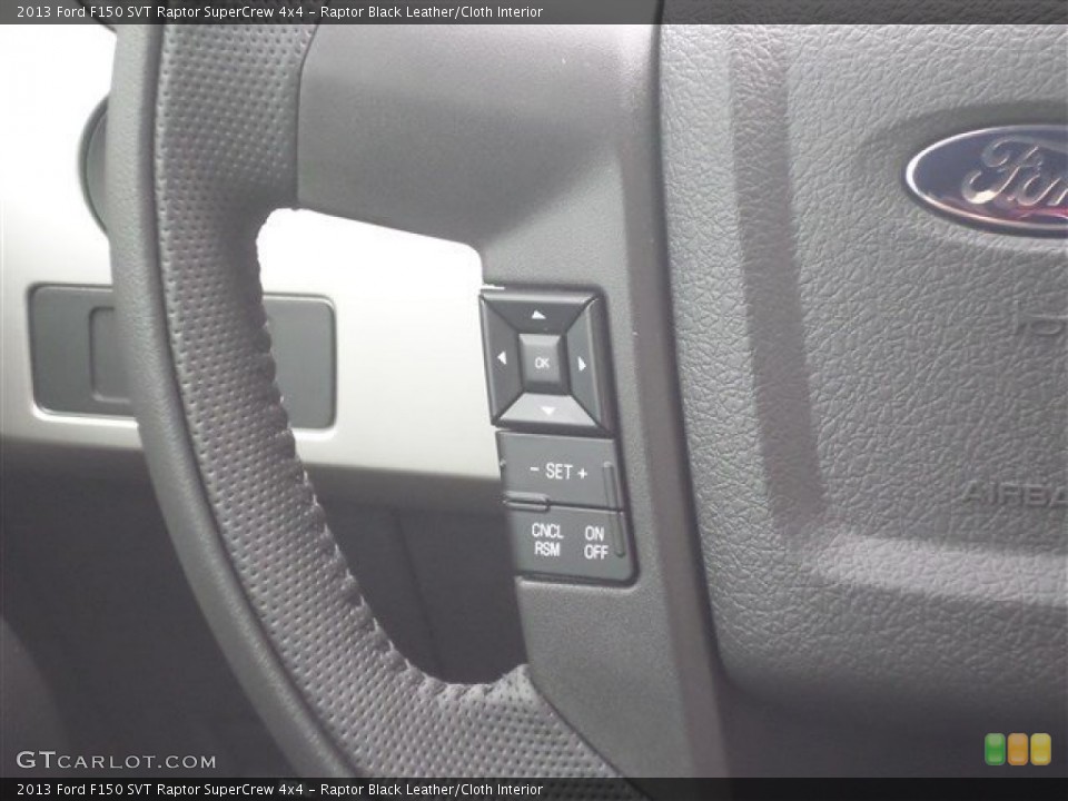 Raptor Black Leather/Cloth Interior Controls for the 2013 Ford F150 SVT Raptor SuperCrew 4x4 #87068142