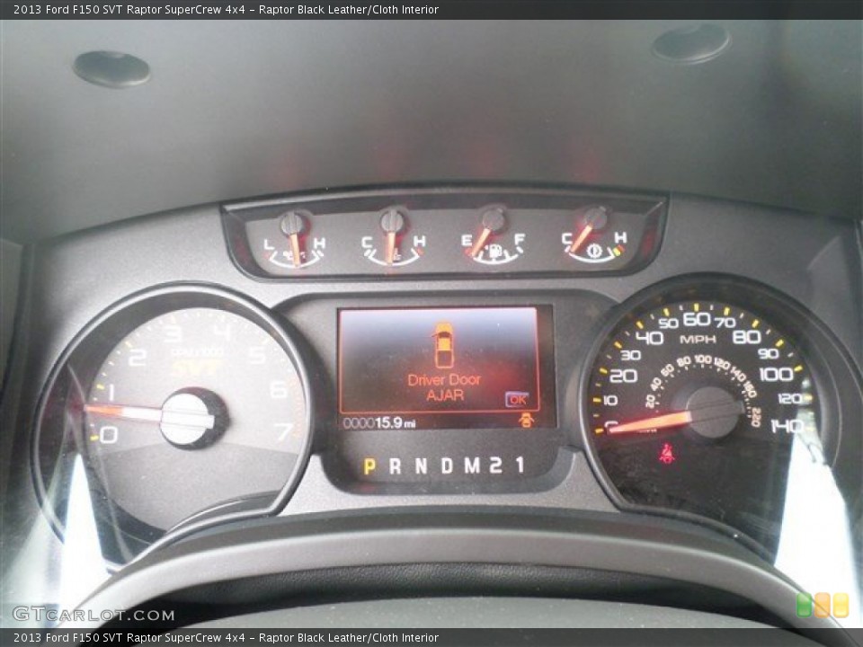 Raptor Black Leather/Cloth Interior Gauges for the 2013 Ford F150 SVT Raptor SuperCrew 4x4 #87068307
