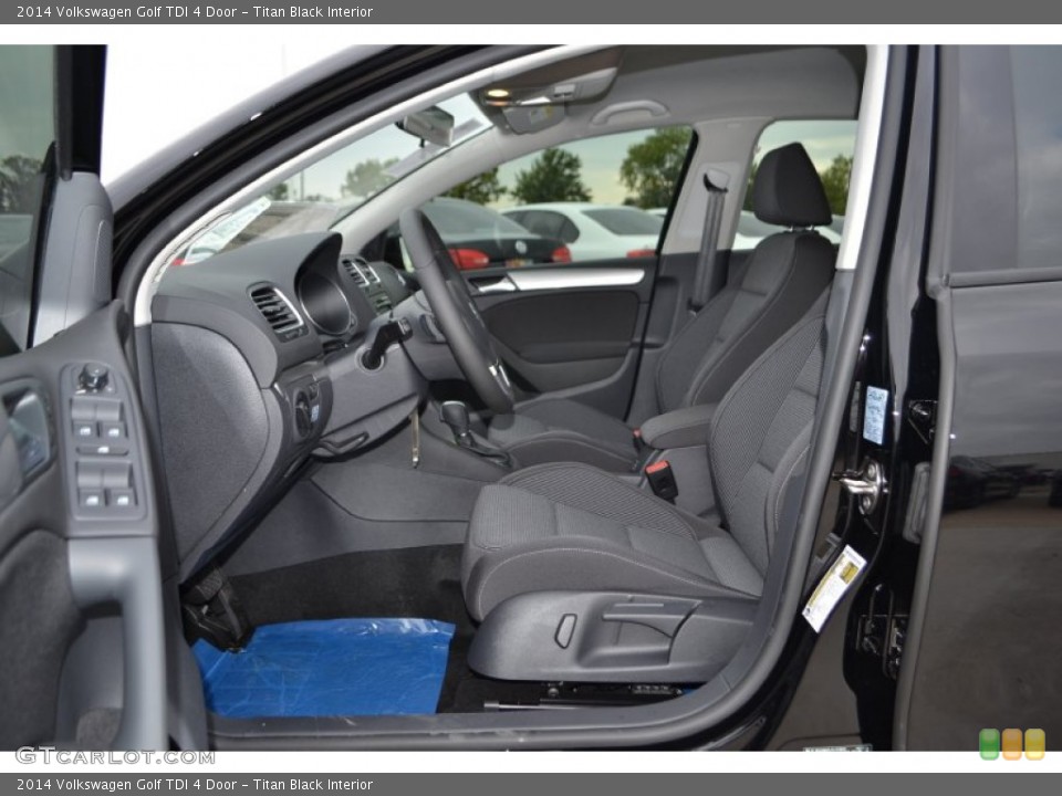 Titan Black Interior Photo for the 2014 Volkswagen Golf TDI 4 Door #87073064