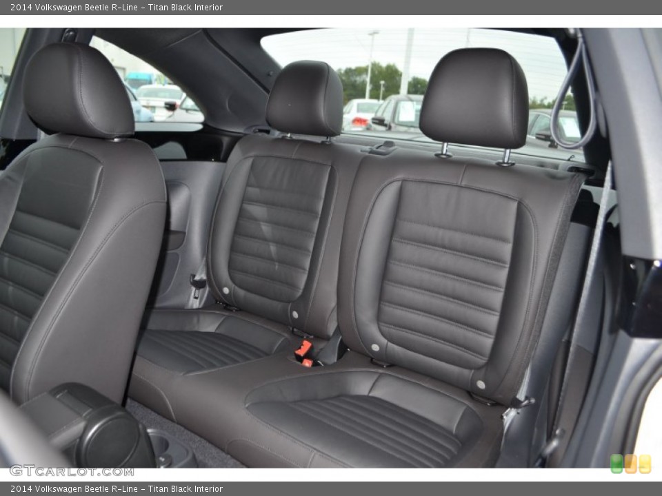 Titan Black Interior Rear Seat for the 2014 Volkswagen Beetle R-Line #87073516