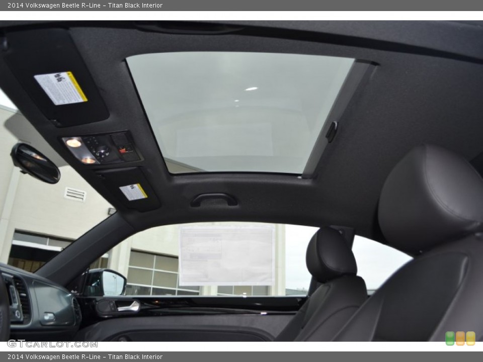 Titan Black Interior Sunroof for the 2014 Volkswagen Beetle R-Line #87073572
