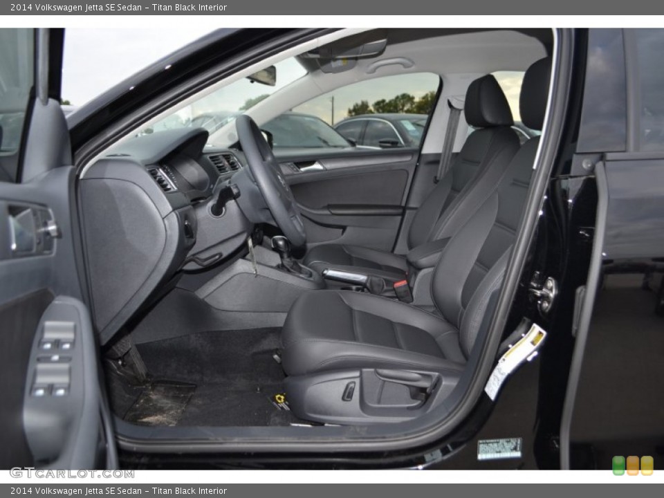 Titan Black Interior Photo for the 2014 Volkswagen Jetta SE Sedan #87073647
