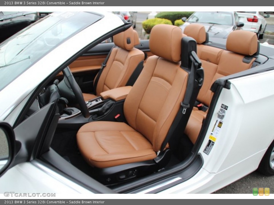 Saddle Brown Interior Photo for the 2013 BMW 3 Series 328i Convertible #87075855
