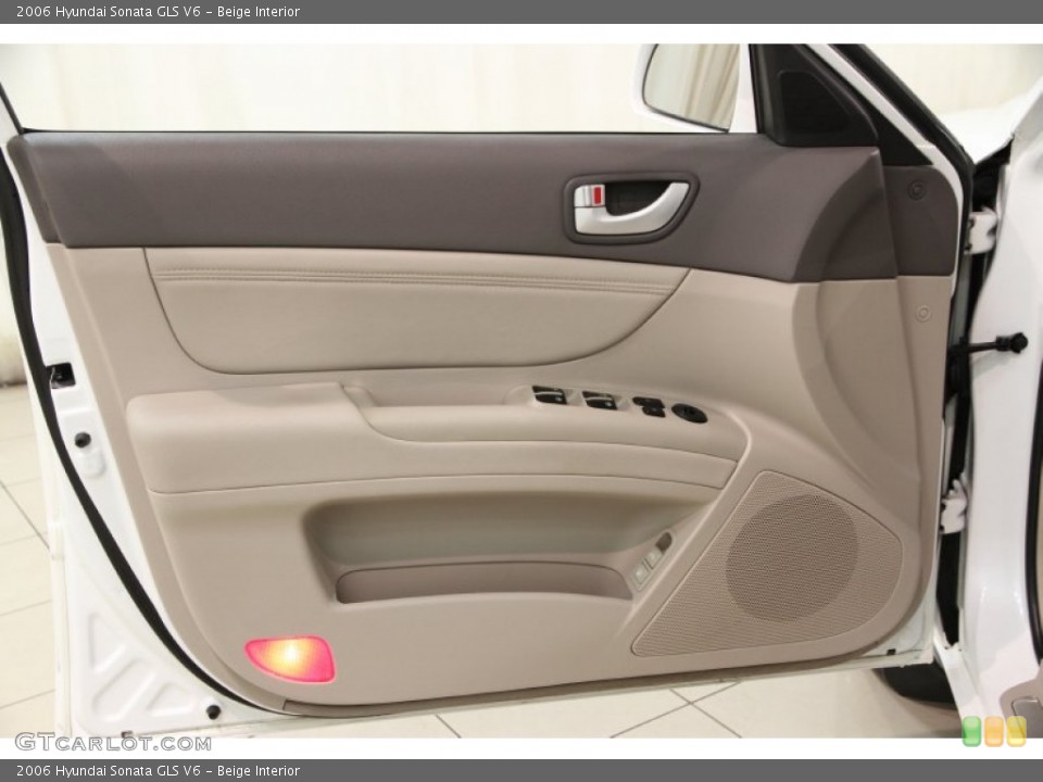 Beige Interior Door Panel for the 2006 Hyundai Sonata GLS V6 #87076410