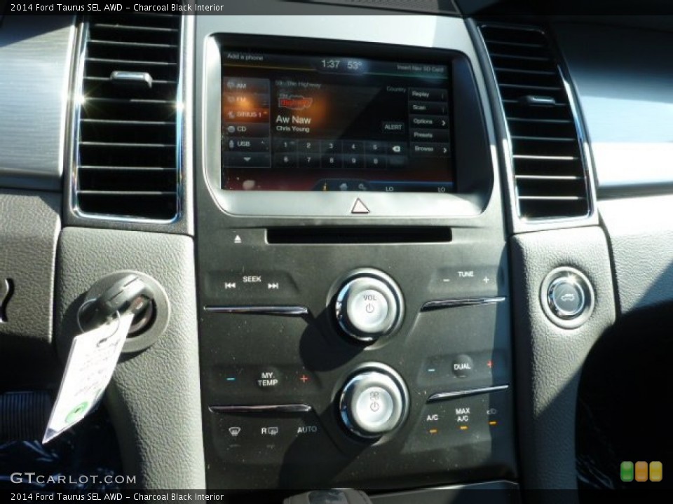 Charcoal Black Interior Controls for the 2014 Ford Taurus SEL AWD #87077328