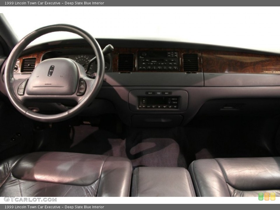 Deep Slate Blue Interior Dashboard for the 1999 Lincoln Town Car Executive #87083628