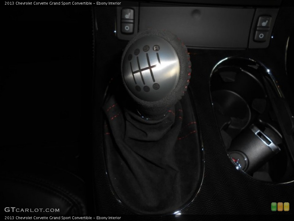 Ebony Interior Transmission for the 2013 Chevrolet Corvette Grand Sport Convertible #87087921