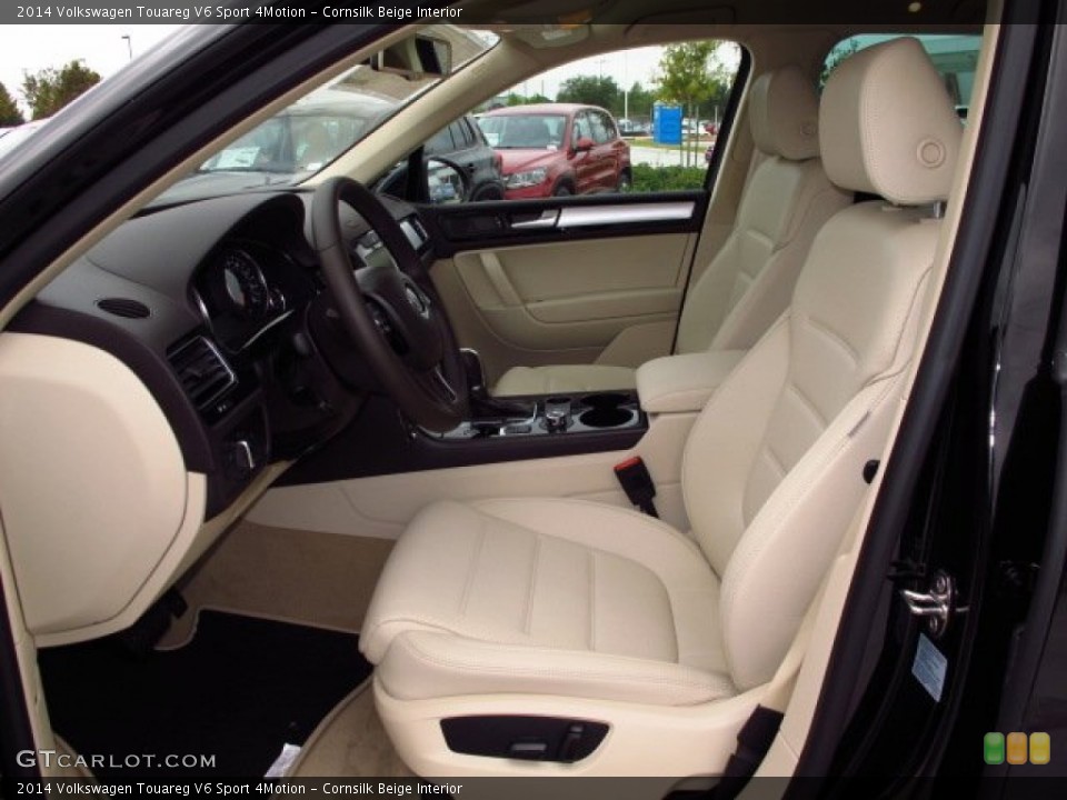Cornsilk Beige Interior Photo for the 2014 Volkswagen Touareg V6 Sport 4Motion #87089250