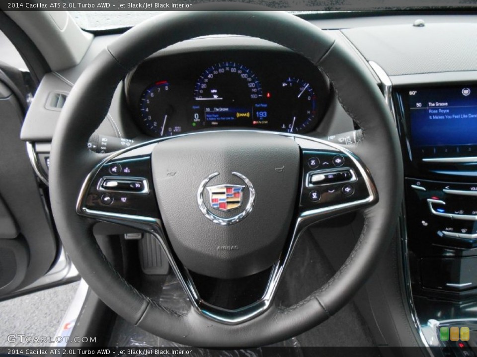 Jet Black/Jet Black Interior Steering Wheel for the 2014 Cadillac ATS 2.0L Turbo AWD #87089481