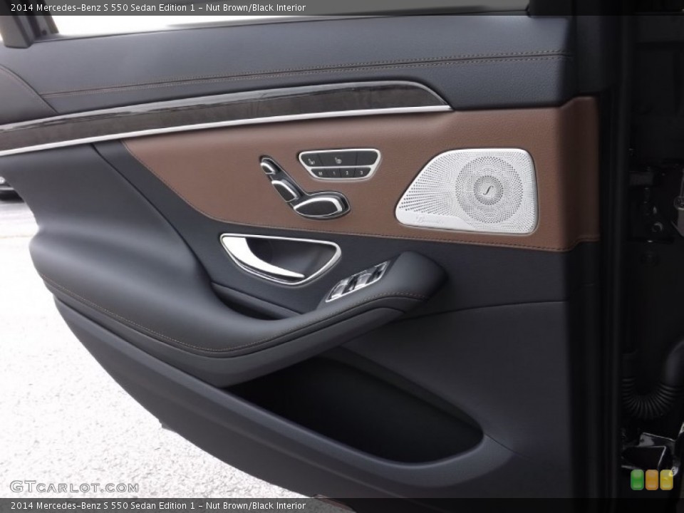 Nut Brown/Black Interior Door Panel for the 2014 Mercedes-Benz S 550 Sedan Edition 1 #87089856
