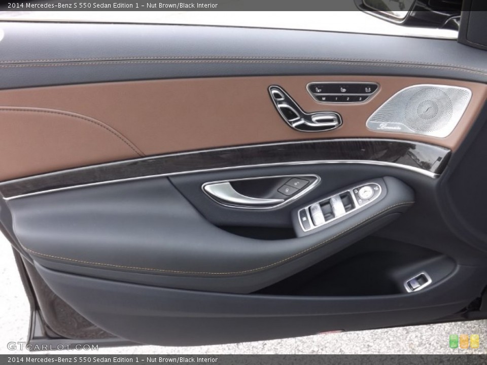 Nut Brown/Black Interior Door Panel for the 2014 Mercedes-Benz S 550 Sedan Edition 1 #87089934