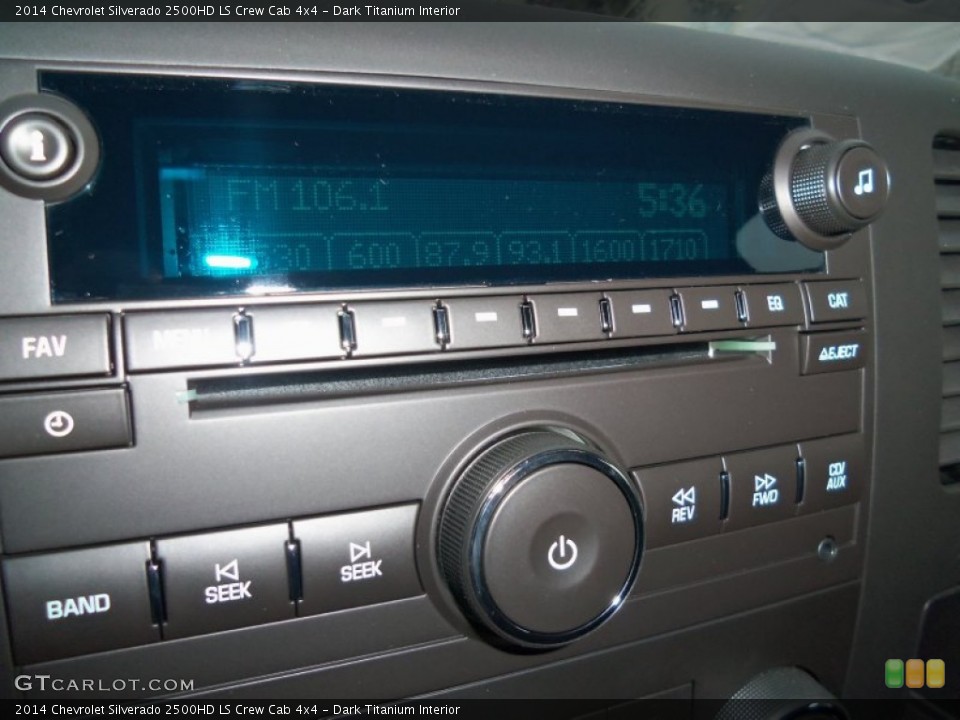 Dark Titanium Interior Audio System for the 2014 Chevrolet Silverado 2500HD LS Crew Cab 4x4 #87090039
