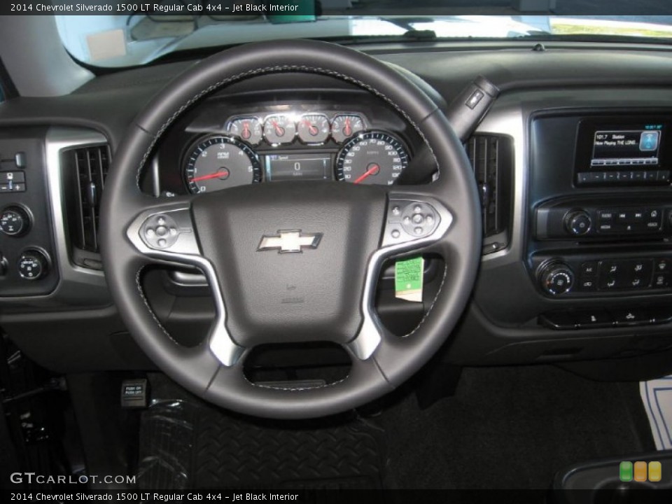 Jet Black Interior Steering Wheel for the 2014 Chevrolet Silverado 1500 LT Regular Cab 4x4 #87090762