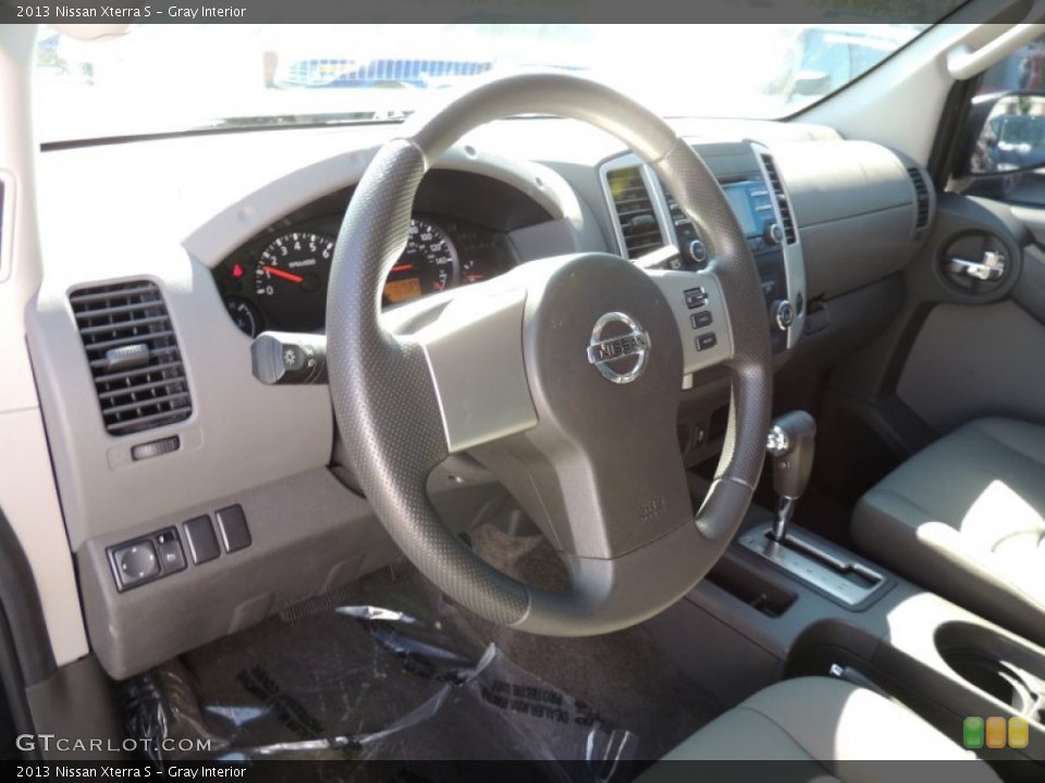 Gray Interior Steering Wheel for the 2013 Nissan Xterra S #87090789