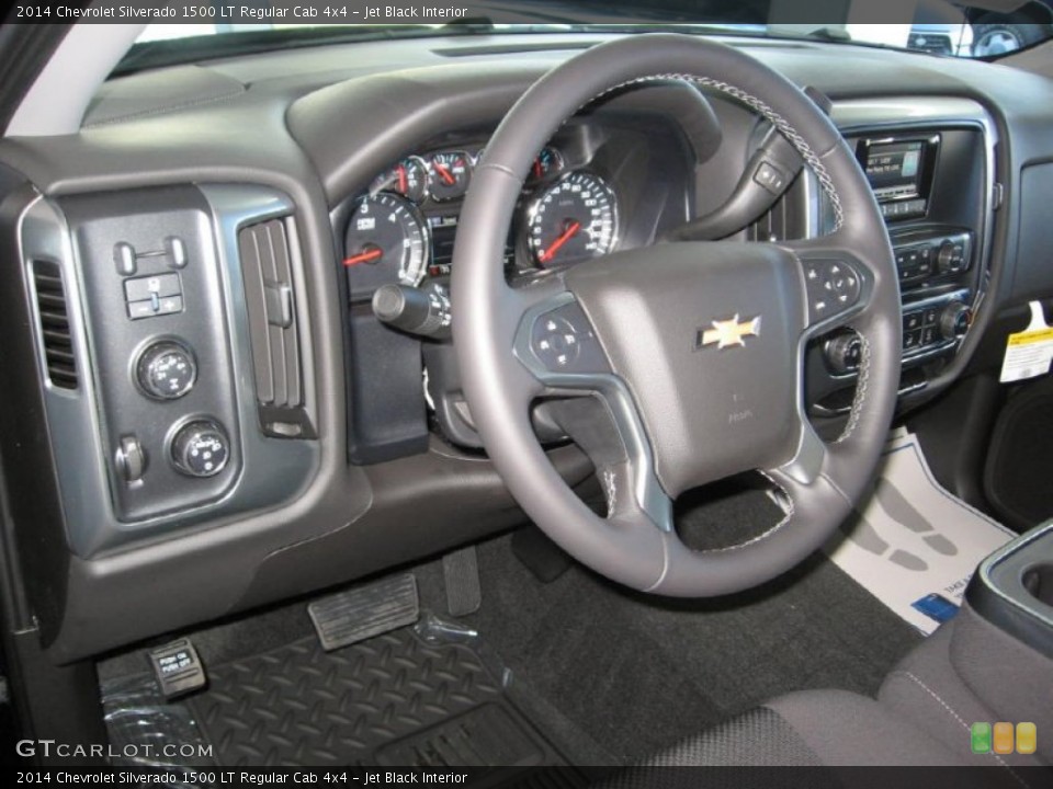 Jet Black Interior Steering Wheel for the 2014 Chevrolet Silverado 1500 LT Regular Cab 4x4 #87090819