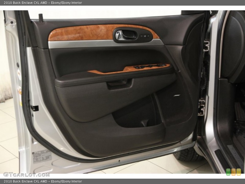 Ebony/Ebony Interior Door Panel for the 2010 Buick Enclave CXL AWD #87091868
