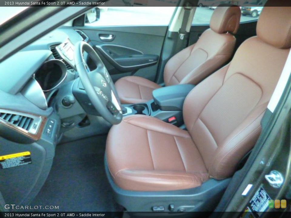 Saddle Interior Photo for the 2013 Hyundai Santa Fe Sport 2.0T AWD #87095040
