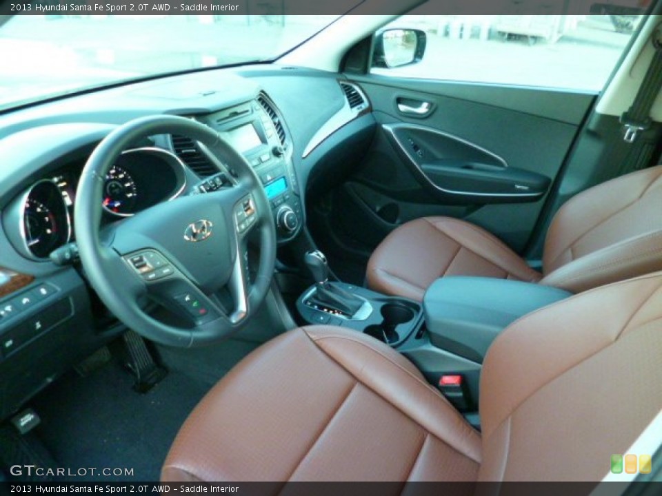 Saddle Interior Photo for the 2013 Hyundai Santa Fe Sport 2.0T AWD #87095061