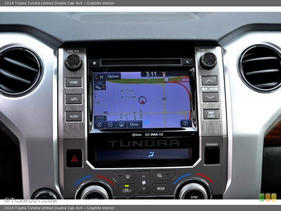 Graphite Interior Navigation for the 2014 Toyota Tundra Limited Double Cab 4x4 #87096906