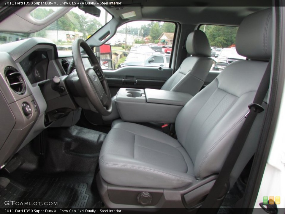 Steel Interior Photo for the 2011 Ford F350 Super Duty XL Crew Cab 4x4 Dually #87103005