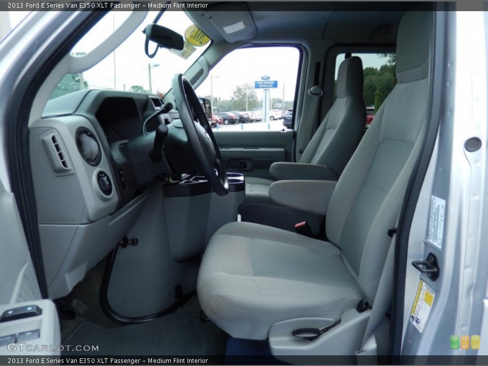 Medium Flint Interior Front Seat for the 2013 Ford E Series Van E350 XLT Passenger #87107940