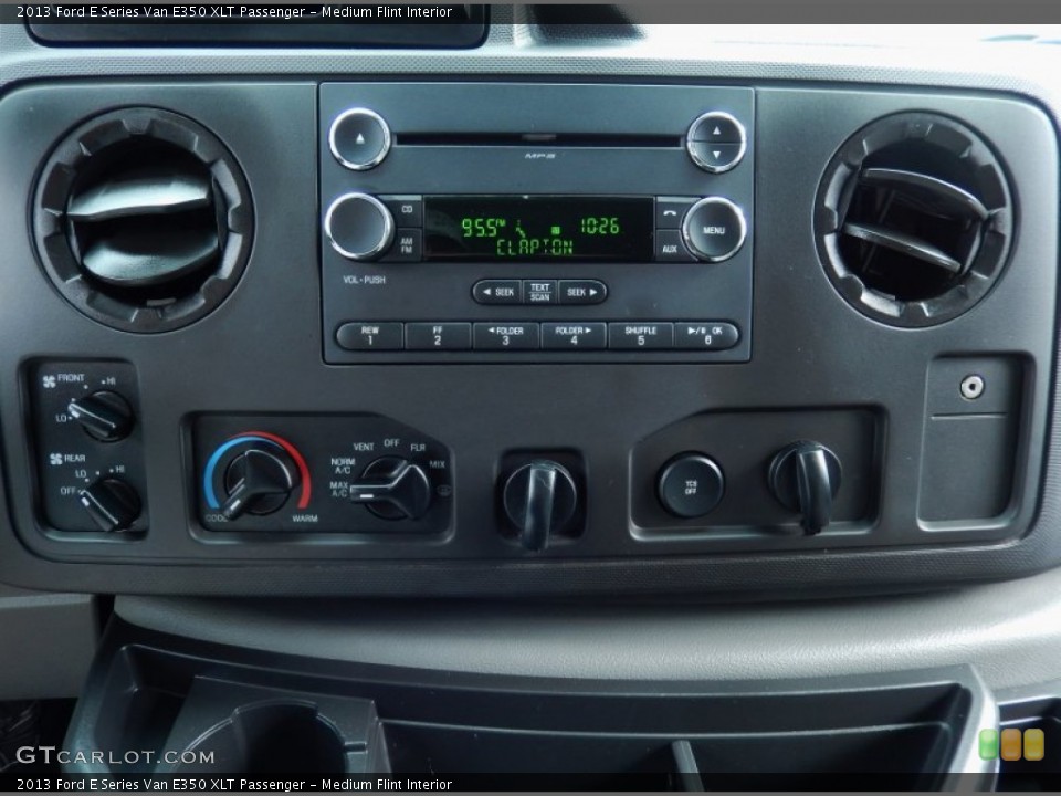 Medium Flint Interior Controls for the 2013 Ford E Series Van E350 XLT Passenger #87108225