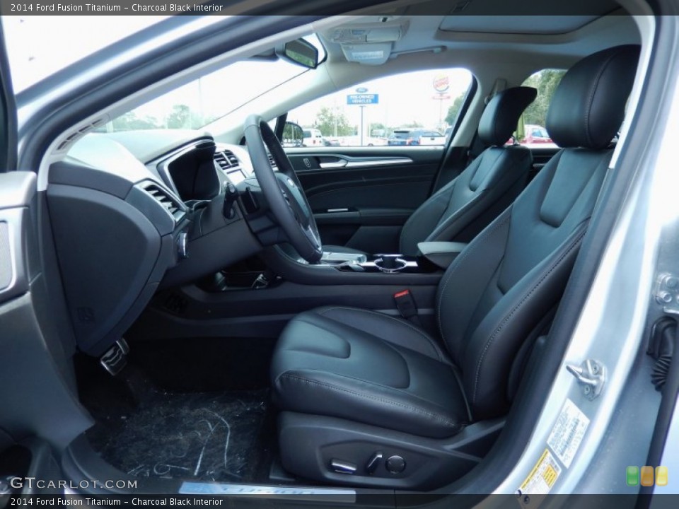 Charcoal Black Interior Photo for the 2014 Ford Fusion Titanium #87114870