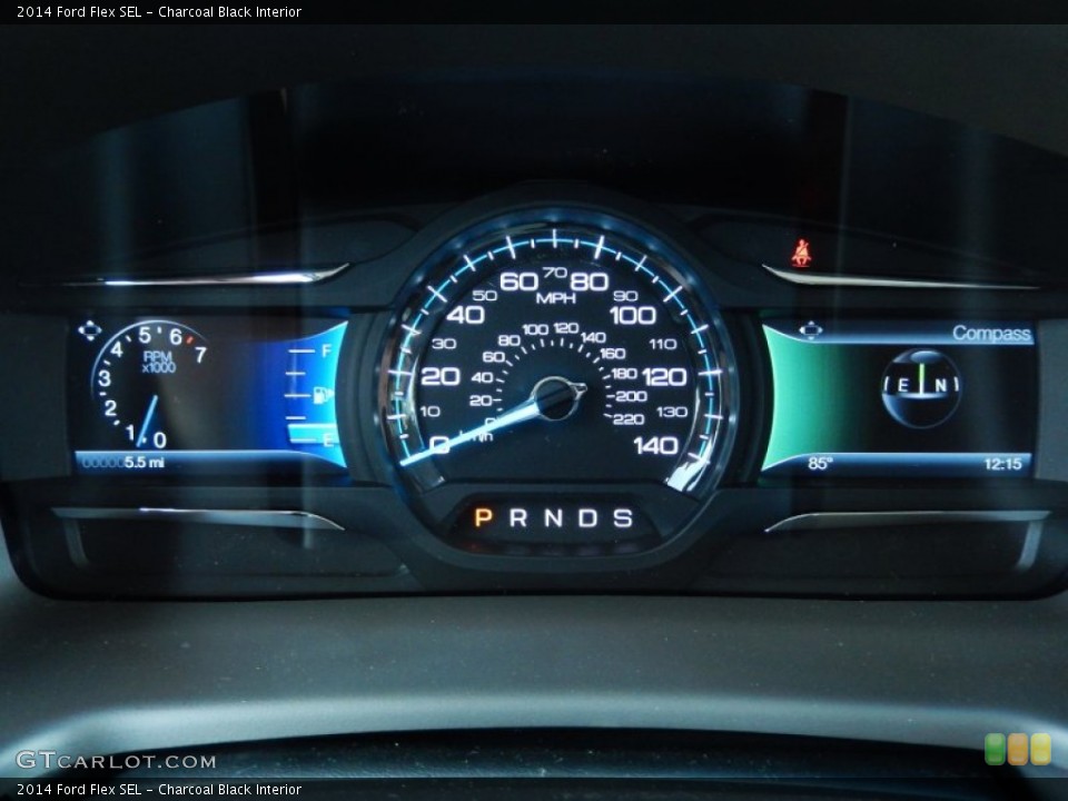 Charcoal Black Interior Gauges for the 2014 Ford Flex SEL #87115934