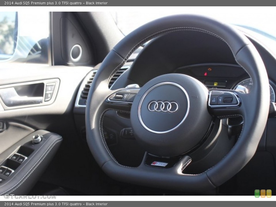 Black Interior Steering Wheel for the 2014 Audi SQ5 Premium plus 3.0 TFSI quattro #87119094