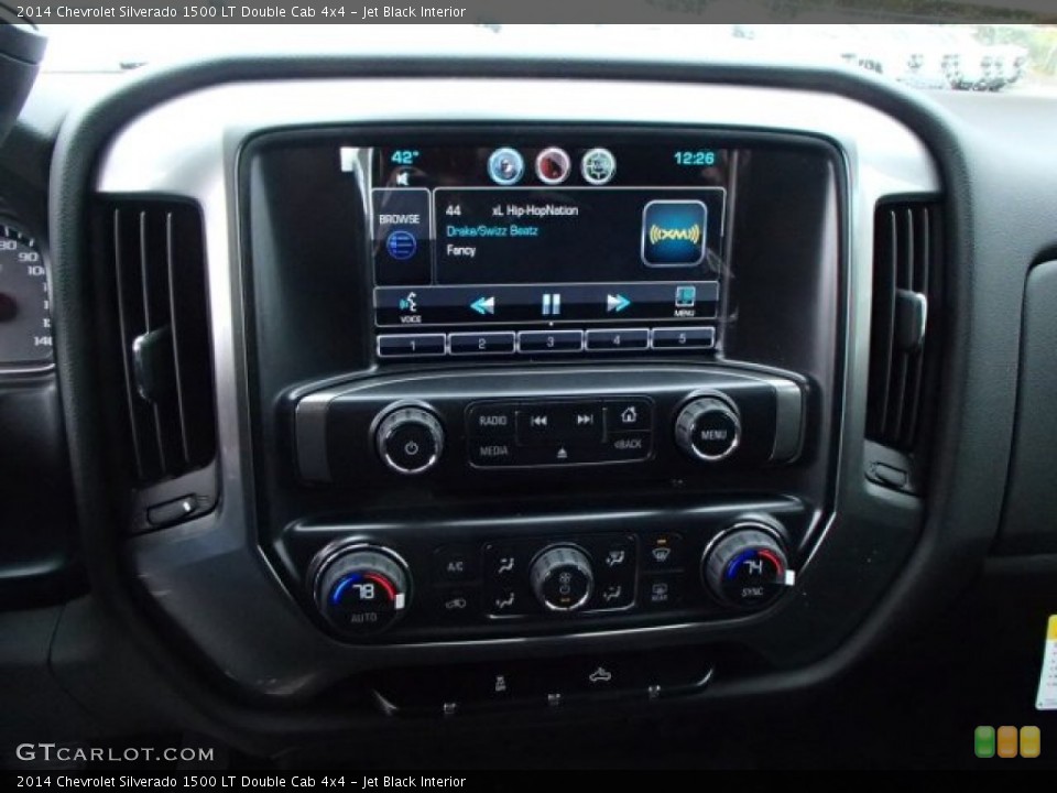 Jet Black Interior Controls for the 2014 Chevrolet Silverado 1500 LT Double Cab 4x4 #87120075
