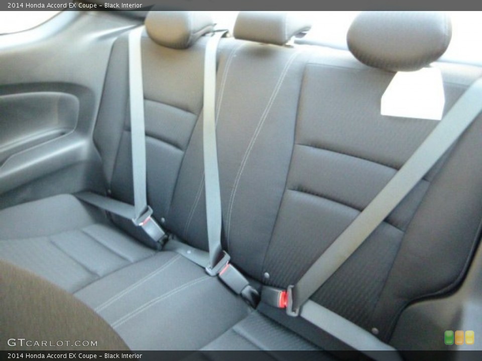 Black Interior Rear Seat for the 2014 Honda Accord EX Coupe #87124227