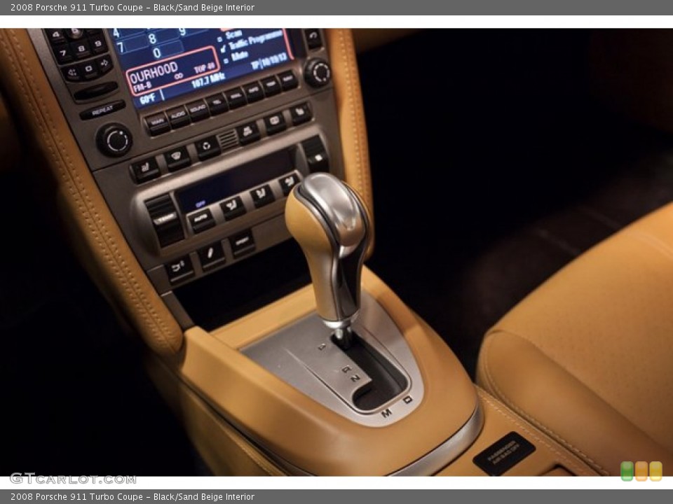 Black/Sand Beige Interior Transmission for the 2008 Porsche 911 Turbo Coupe #87125136