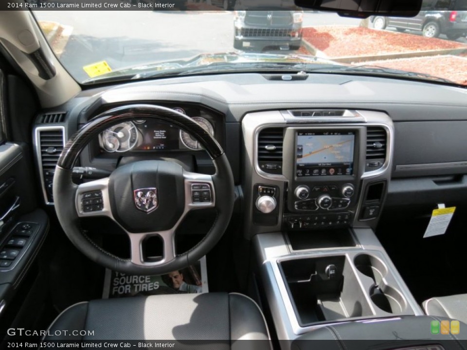 Black Interior Dashboard for the 2014 Ram 1500 Laramie Limited Crew Cab #87126387