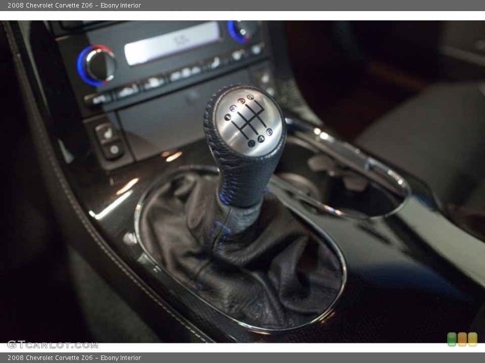 Ebony Interior Transmission for the 2008 Chevrolet Corvette Z06 #87126516