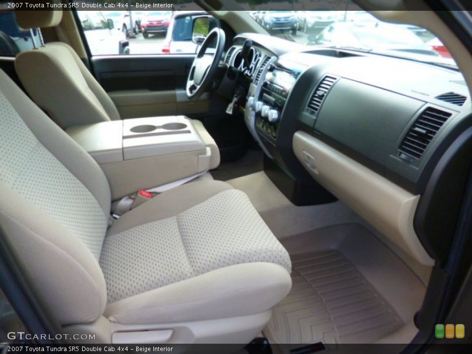 Beige Interior Photo for the 2007 Toyota Tundra SR5 Double Cab 4x4 #87130080