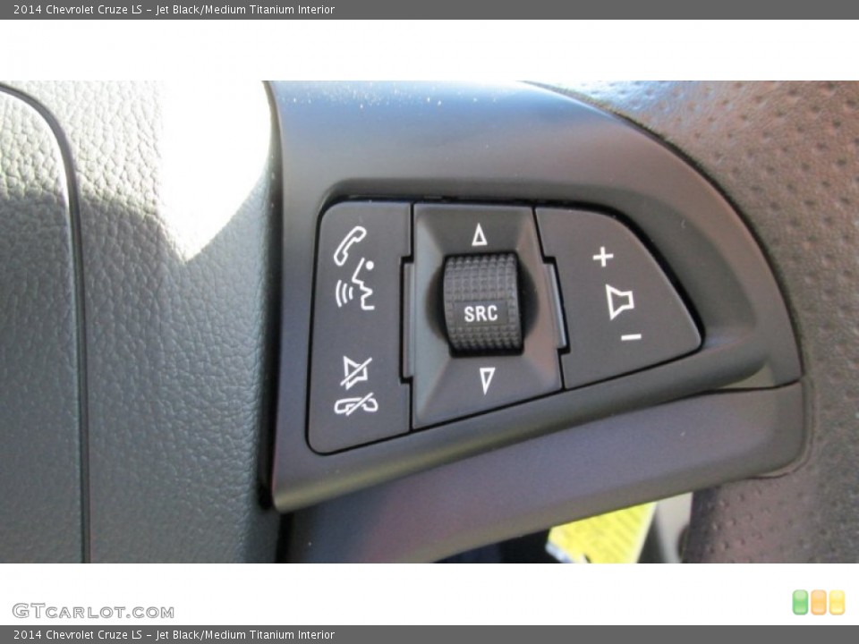 Jet Black/Medium Titanium Interior Controls for the 2014 Chevrolet Cruze LS #87131373